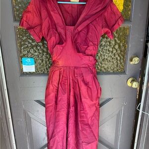Elegant 1960s red Women's Dress